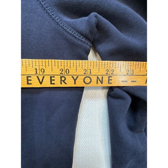 Tommy Hilfiger Mens Hoodie Medium Navy Kangaroo Pocket & Adjustable Drawstring L - Picture 6 of 12